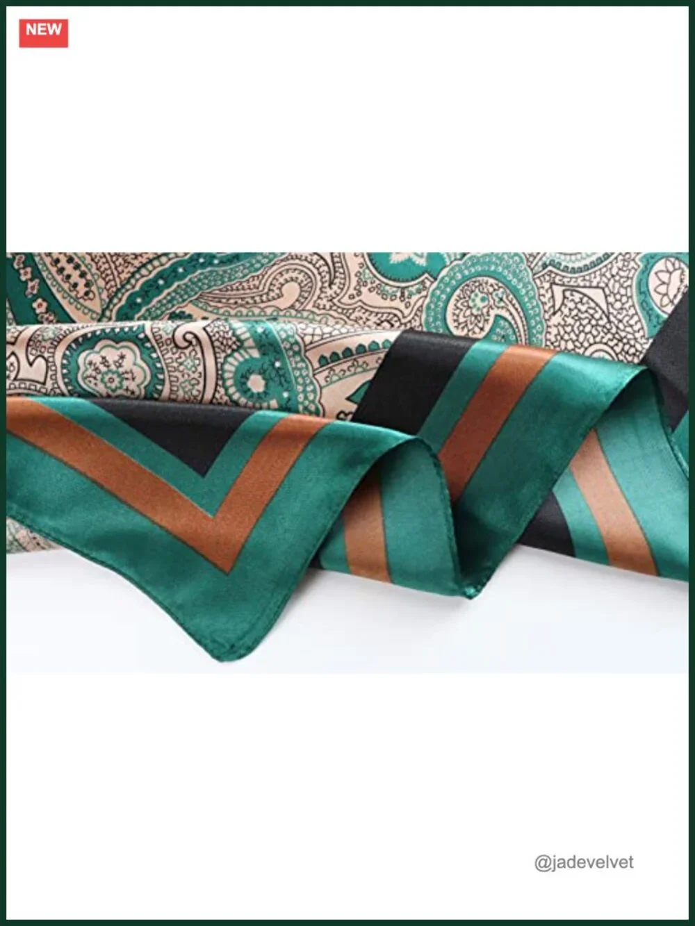Satin Head Scarf for Women Silk Like Hair Wrap 35x35 Square Bandana